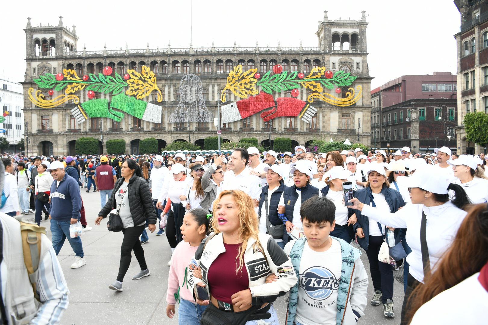 Asamblea informativa de la presidenta Claudia Sheinbaum Pardo en el Zócalo de la Ciudad de México 